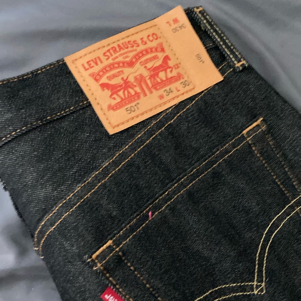 BRAND:Levis 501s COLOR:Charcoal